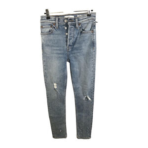 NWT Women's Re/Done Jeans High-Rise Straight Leg, Size 26